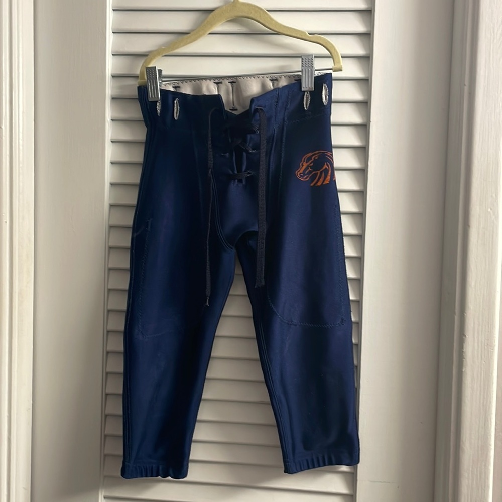 Champro Youth Small Lace Front Navy Football Practice Pants;Broncos in Orange